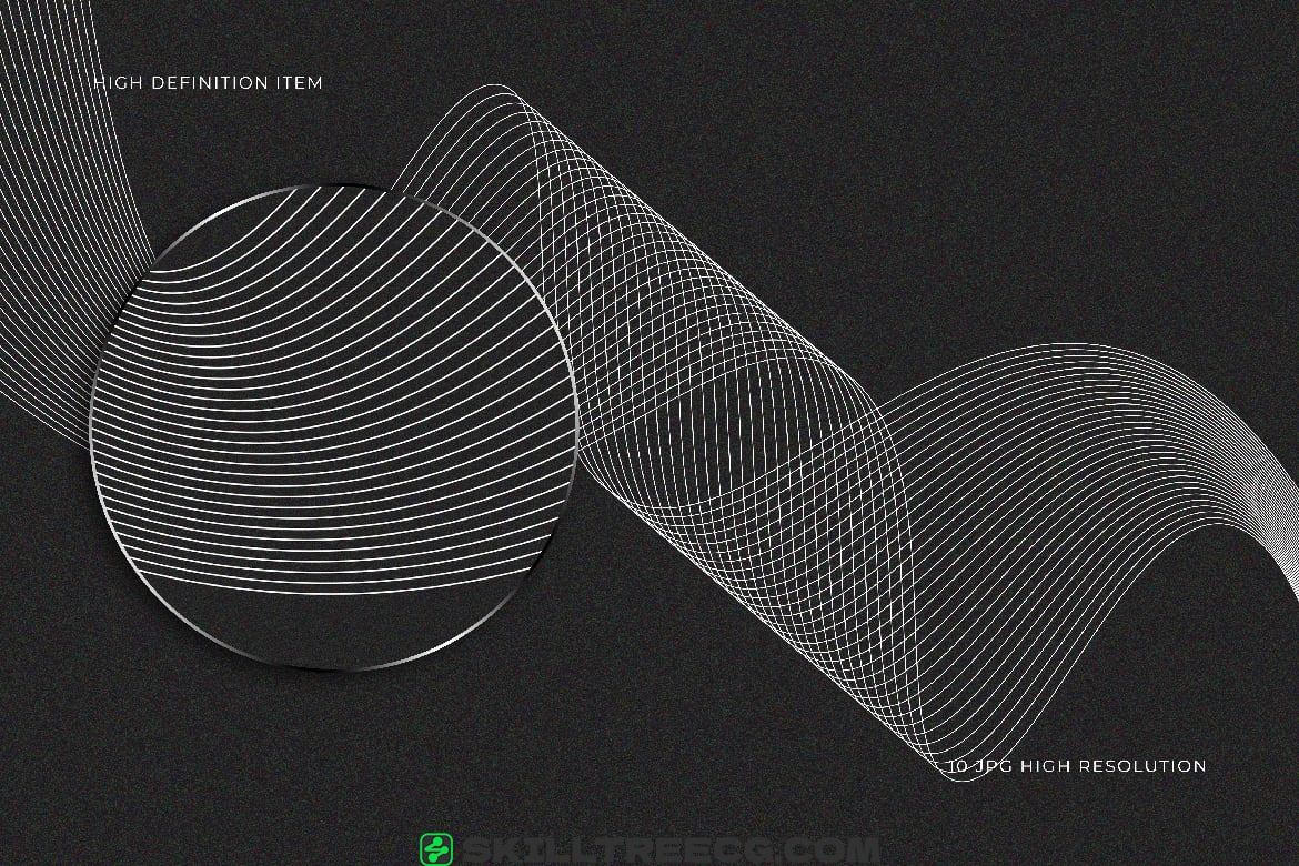 图片[4]-Abstract Grid Wavy Backgrounds（053769）-技能树